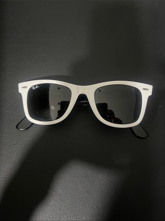 Ray-Ban Other - Ray-Ban RB2140 Wayfarers White Frame Sunglasses with Black Lenses